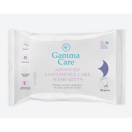 Gamma Advanced Continence Care Waschandschuh 10 Stück
