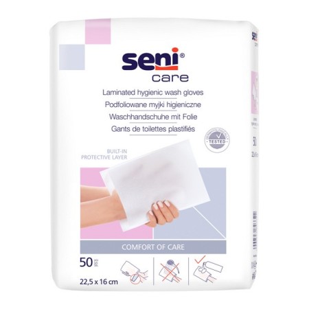 Seni Care Waschhandschuhe 900 Stück (18 x 50)