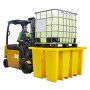IBC-Auffangpalette inkl. Abfüllbereich & Gitterrost 1125L Wanne