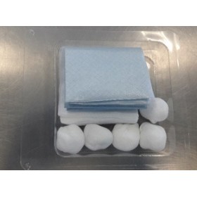 Katheter Set mit 5 Mull- Kompressen 7,5x7,5cm 48 Stück