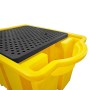 IBC-Auffangpalette inkl. Abfüllbereich & Gitterrost 1125L Wanne