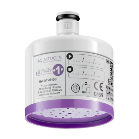 Filter FILT'RAY Armaturen für Waschtisch und Dusche, sowie Handbrause Anti-Legionellen und Anti-Keime, 10stk.
