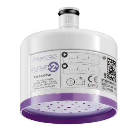 Filter FILT'RAY Armaturen für Waschtisch und Dusche, sowie Handbrause Anti-Legionellen und Anti-Keime, 10stk.