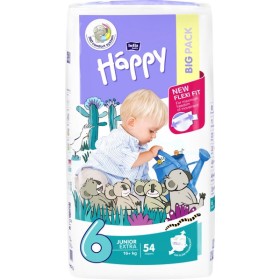 Happy Junior Extra 16 Kg + No. 6 216 Stück (4 x 54)