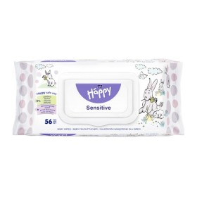 Happy Sensitive mit Aloe Feuchtpflegetücher 672 Stück (12 x 56)