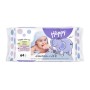 Happy mit Allantoin & Vitamin E Feuchtpflegetücher 640 Stück (10 x 64)
