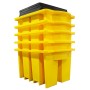 IBC-Auffangpalette inkl. Abfüllbereich & Gitterrost 1125L Wanne