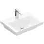Villeroy & Boch Subway 3.0 Waschtisch 55 cm, mit 1 Hahnloch, ohne Überlauf
