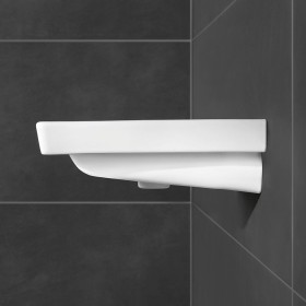 Villeroy & Boch Subway 2.0 Lavabo d'angolo 50 cm sottostante non levigato