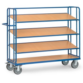 Etagenwagen mit 3 losen und verstellbaren Böden
