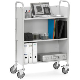 Fetra Bürowagen mit geneigten Böden und Rückwand