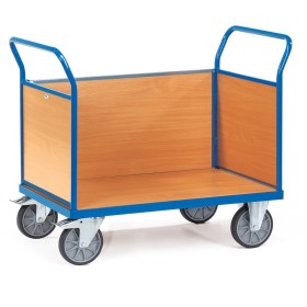 Fetra Dreiwandwagen mit Wänden aus Holz