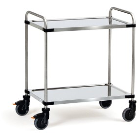 Fetra Edelstahlwagen, Ladefläche 630 x 400 mm