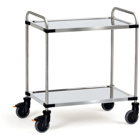 Fetra Edelstahlwagen, Ladefläche 630 x 400 mm