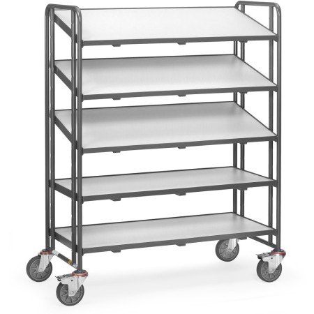 Fetra ESD-Eurokasten-Wagen mit Böden, Ladefläche 1240 x 610 mm
