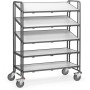 Fetra ESD-Eurokasten-Wagen mit Böden, Ladefläche 1240 x 610 mm