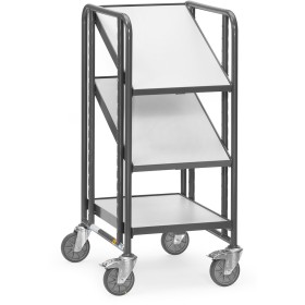 Fetra ESD-Eurokasten-Wagen mit Böden, Ladefläche 410 x 610 mm