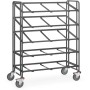 Fetra ESD-Eurokasten-Wagen mit offenem Rahmen, Ladefläche 1240 x 610 mm