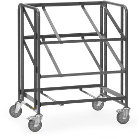 Fetra ESD-Eurokasten-Wagen mit offenem Rahmen, Ladefläche 820 x 610 mm