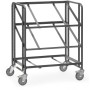Fetra ESD-Eurokasten-Wagen mit offenem Rahmen, Ladefläche 820 x 610 mm