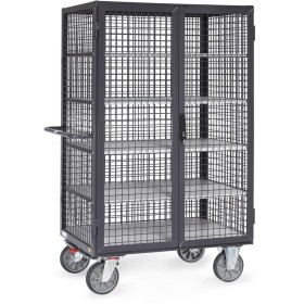 Fetra ESD-Kastenwagen 750 kg, mit TOTALSTOP, Doppelflügeltür und Treibriegelverschluss