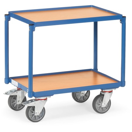 Fetra Etagen-Roller mit 2 Ebenen, blau,
