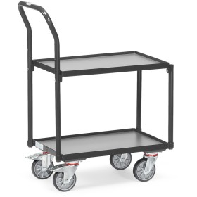 Fetra Etagen-Roller mit Rohrschiebebügel, Grey Edition 610 x 410 mm