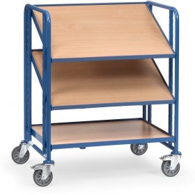 Fetra Eurokasten-Wagen mit Bodenplatten, Ladefläche 825 x 610 mm