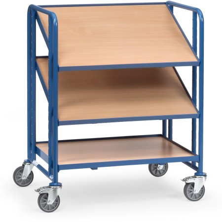 Fetra Eurokasten-Wagen mit Bodenplatten, Ladefläche 825 x 610 mm