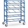 Fetra Eurokasten-Wagen mit offenem Rahmen, Ladefläche 1240 x 610 mm