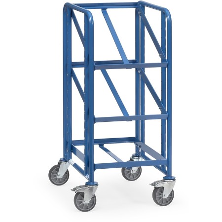 Fetra Eurokasten-Wagen mit offenem Rahmen, Ladefläche 610 x 410 mm