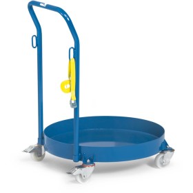 Fetra Fassroller mit geschlossener Stahlblechwanne und Schiebebügel 610mm