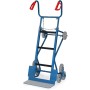 Fetra Gerätekarre mit Treppensternen und Stützrädern, Tragkraft 400 kg