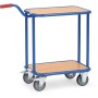 Fetra Griffroller mit 4 Rädern, 2 Holzplattformen, blau