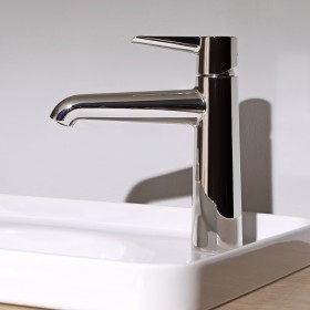 LAUFEN PURE Einhand-Waschtischmischer mit Ablaufventil