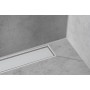 hansgrohe RainDrain Match Fertigset Duschrinne 100 cm, mit höhenverstellbarem Rahmen