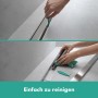 hansgrohe RainDrain Match Fertigset Duschrinne 100 cm, mit höhenverstellbarem Rahmen