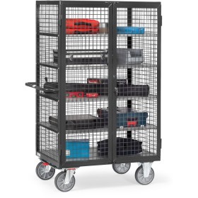 Fetra Kastenwagen 750 kg, mit TOTALSTOP, Doppelflügeltür und Treibriegelverschluss, Grey Edition