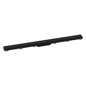 hansgrohe RainDrain Match Fertigset Duschrinne 100 cm, mit höhenverstellbarem Rahmen