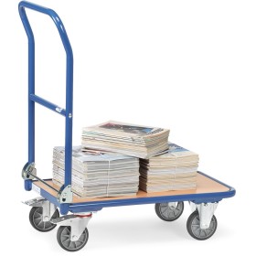 Carrello pieghevole Fetra con 1 maniglia, blu