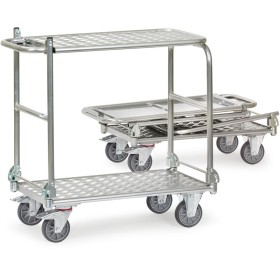 Fetra Klappwagen mit 2 Bügel und klappbarer Tischplattform