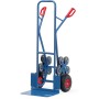 Fetra Kombikarre, Tragkraft 200 kg, fünfarmige Rad-Sterne, breite Schaufel, Lufträder 260 x 85 mm
