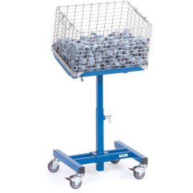 Fetra Materialständer, mit neigbarer Plattform, höhenverstellbar 755 – 1105 mm