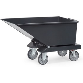 Fetra Muldenkipper, 250 Liter, Tragkraft 750 kg, Grau