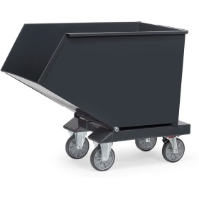 Fetra Muldenkipper, 450 Liter, Tragkraft 750 kg, Grau