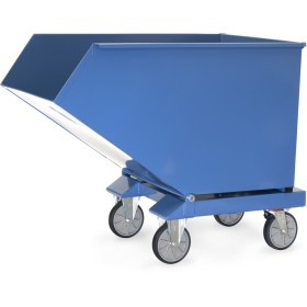 Fetra Muldenkipper, 600 Liter, Tragkraft 750 kg, Blau