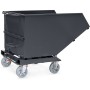 Fetra Muldenkipper, 800 Liter, Tragkraft 800 kg, Grau