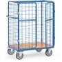 Fetra Paketwagen mit Drahtgitter und Doppelflügeltüren, 1500mm
