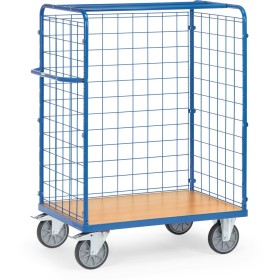 Fetra Paketwagen mit Drahtgitterwänden, 1550 mm