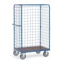 Fetra Paketwagen mit Drahtgitterwänden, 1800 mm, mit wasserfester Plattform